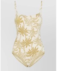 Eres - Tropical Scoop Neck One Piece Swimsuit - Lyst