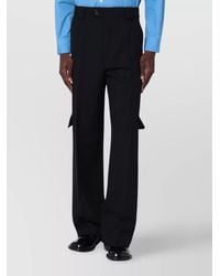 NAMACHEKO - Cotton Wide-Leg Cargo Trousers - Lyst