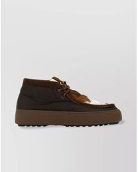 Moon Boot - Nylon And Leather Mtrack Mid Ankle Boots - Lyst