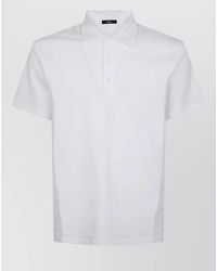 Herno - Cotton Regular-Fit Short-Sleeve Polo Shirt - Lyst