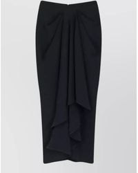 Givenchy - Draped High-Rise Pencil Skirt - Lyst