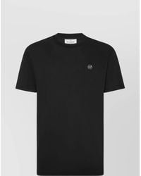Philipp Plein - Cotton Logo-Patch Short-Sleeve T-Shirt - Lyst