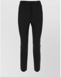 Sportmax - Wool Cropped Trousers - Lyst