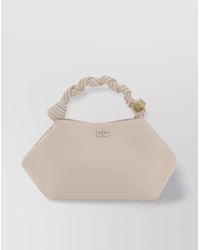 Ganni - Bou Small Leather Crossbody Bag - Lyst