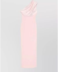 Solace London - Draped One-Shoulder Sleeveless Maxi Dress - Lyst