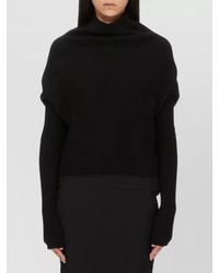 Rick Owens - Knitwear Top Long Sleeves Mock Neck - Lyst