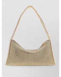 Benedetta Bruzziches - Rhinestone Mesh Clutch Bag - Lyst