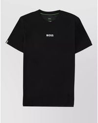 BOSS - Logo Crew Neck Short Sleeves T Shirt - Lyst