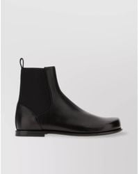 Fendi - Lamb Leather Chelsea Ankle Boots - Lyst
