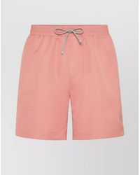 Brunello Cucinelli - Beach Shorts With Rear And Side Pockets - Lyst