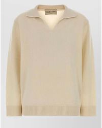 Valentino Garavani - Cashmere Polo Jumper - Lyst