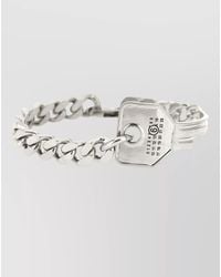 MM6 by Maison Margiela - Brass Key Chain Bracelet - Lyst