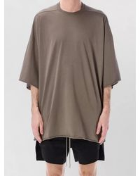 Rick Owens - Jumbo Oversized Cotton Jersey Crewneck T-Shirt - Lyst