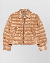 Herno - Down Jacket Pointed Collar Long Sleeves - Lyst