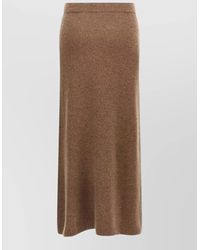 Max Mara - Dorina Cashmere Blend Flared Midi Skirt - Lyst