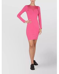 Moschino - Form-Fitting Mini Dress - Lyst