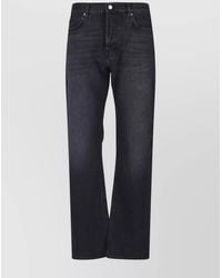 Haikure - Straight Leg Five-Pocket Trousers With Belt Loops - Lyst