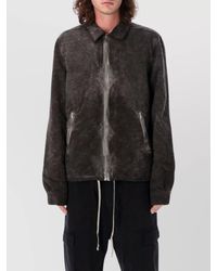 Rick Owens - Zip Front Jacket - Lyst