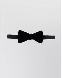 Saint Laurent - Adjustable Silk Velvet Bow Tie - Lyst