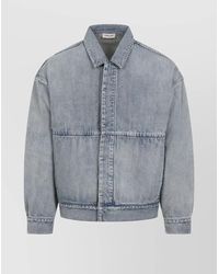 Fear Of God - Denim Trucker Jacket Buttoned Cuffs - Lyst