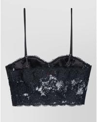 ERMANNO FIRENZE - Lace Wool Bralette - Lyst