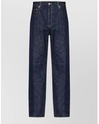 Jacquemus - Straight Leg Denim Trousers Belt Loops - Lyst