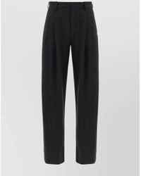 Moncler Genius - Wool Blend Pleated Straight-Leg Tailored Trousers - Lyst