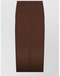 Jean Paul Gaultier - High-Rise Midi Skirt - Lyst