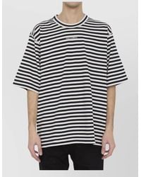 Dolce & Gabbana - Striped Relaxed-Fit Short-Sleeve Cotton T-Shirt - Lyst