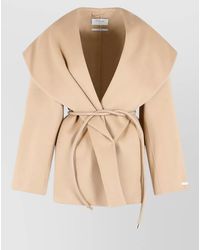 Sportmax - Virgin Wool Cape - Lyst