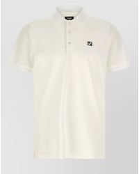 Fendi - Ff Selleria Polo Shirt Short Sleeves - Lyst