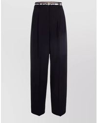 Max Mara - High-Rise Pleated Wide-Leg Trousers - Lyst