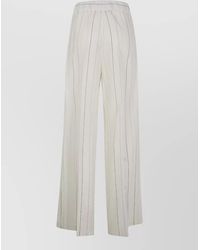 Semicouture - Johnny Wide-Leg Trousers - Lyst