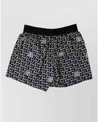 Dolce & Gabbana - Logo-Print Knee-Length Boxer Shorts - Lyst