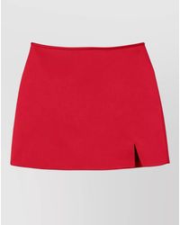 Marc Jacobs - High Waisted Satin Midi Skirt - Lyst