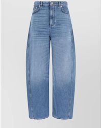 Givenchy - Denim Relaxed-Fit Wide-Leg Jeans - Lyst