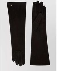 Max Mara - Suede Leather Long Gloves - Lyst