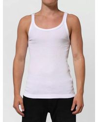 Dolce & Gabbana - Ribbed Sleeveless Tank Top - Lyst
