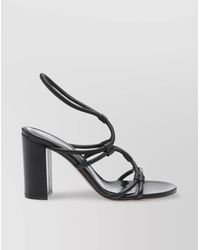 Gianvito Rossi - 85Mm Strappy Block Heel Sandals - Lyst
