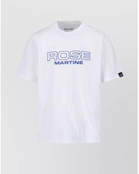 Martine Rose - Regular Fit Crew Neck Short Sleeve Top - Lyst