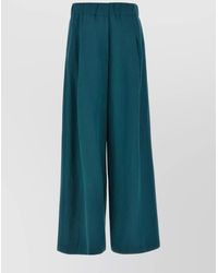 Dries Van Noten - Wool Wide-Leg Trousers - Lyst
