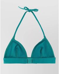 Eres - Bord Bikini Top Button Detail Halter Neck - Lyst