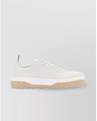 Thom Browne - Leather Low-Top Sneakers - Lyst