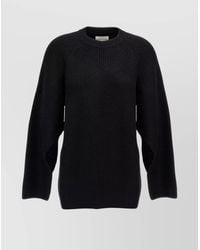 Loulou de Saison - Crew Neck Knitted Sweater With Relaxed Fit - Lyst