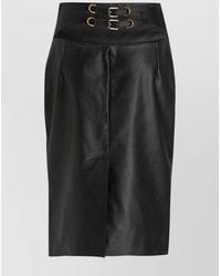 Givenchy - Leather High-Rise Pencil Skirt - Lyst