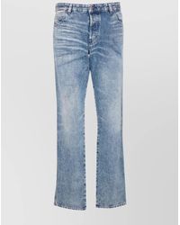 DIESEL - Slim Fit Mid Waist Trousers With Pockets - Lyst