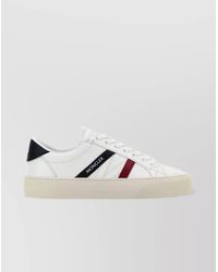 Moncler - Leather Low-Top Sneakers - Lyst