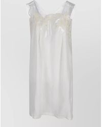 Maison Margiela - Silk Mini Dress - Lyst
