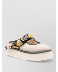 UGG - Ankle Boots Contrast Trim Platform Sole Round Toe - Lyst