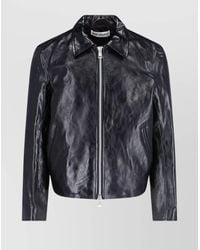 Our Legacy - Mini Leather Zipped Jacket - Lyst